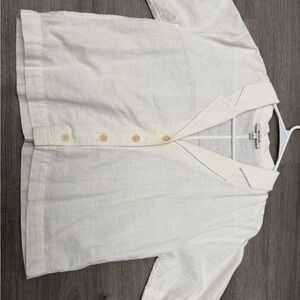 Madewell Cream Button Down Shirt